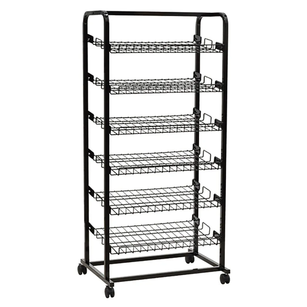 mobile food display rack