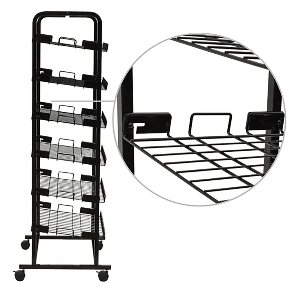 mobile bakery food display rack