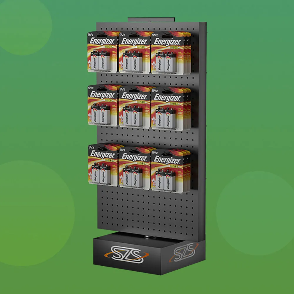 double sided rotating display rack