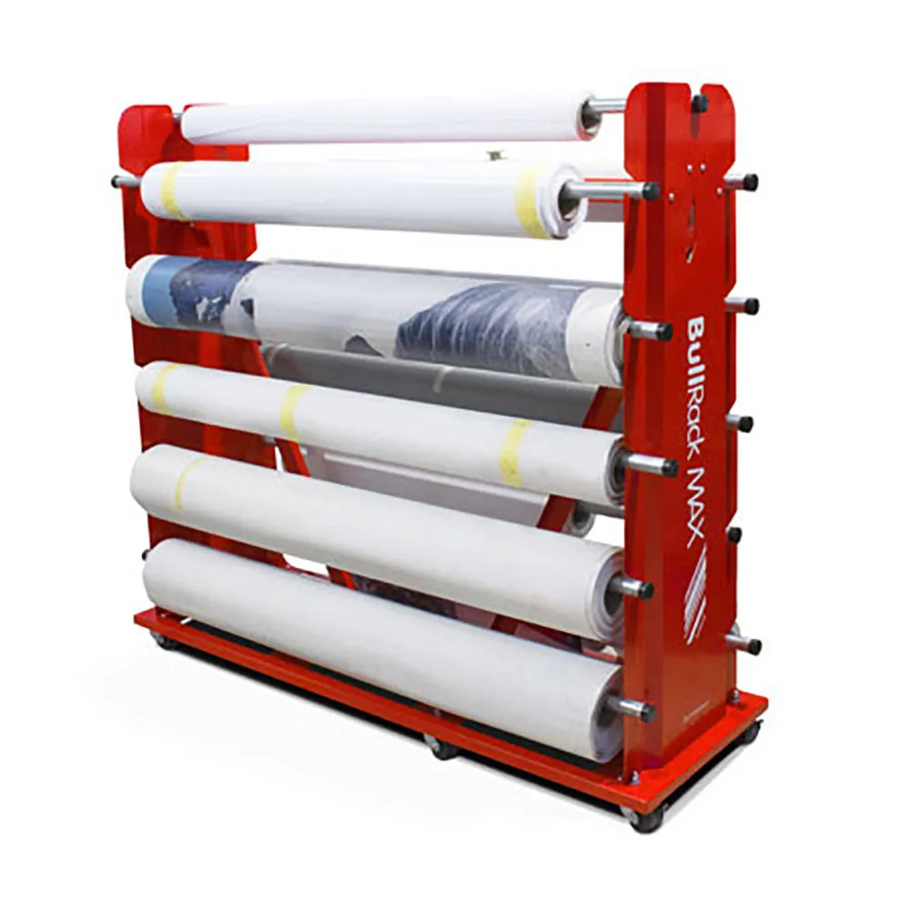 Why do electrical and industrial stores prefer metal roll display racks?