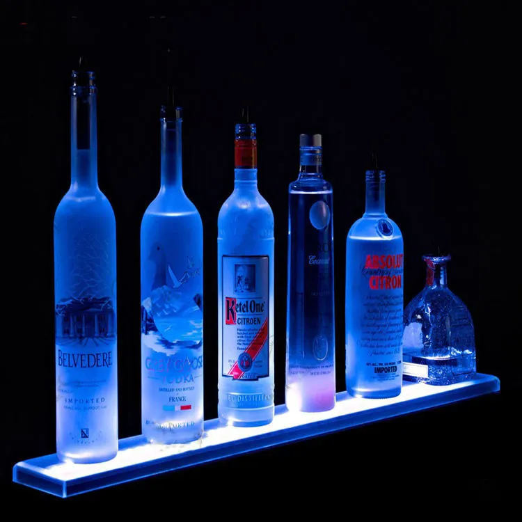 Wall-Mounted Acrylic LED Color Changing Display Stand for Retail Stores