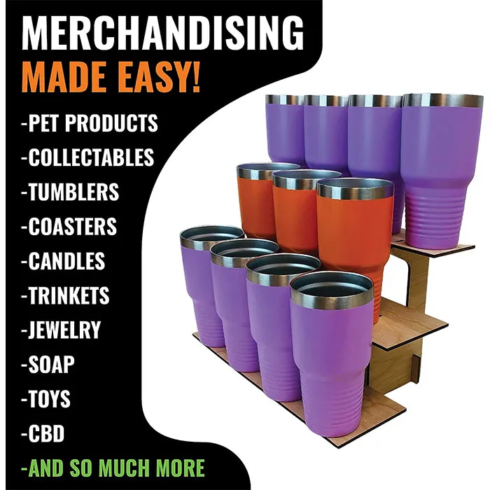 tiered display stand