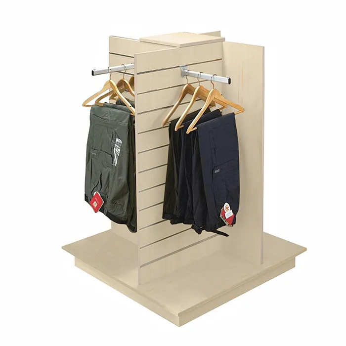 white gondola merchandising display