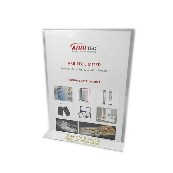 A4 acrylic table sign holder