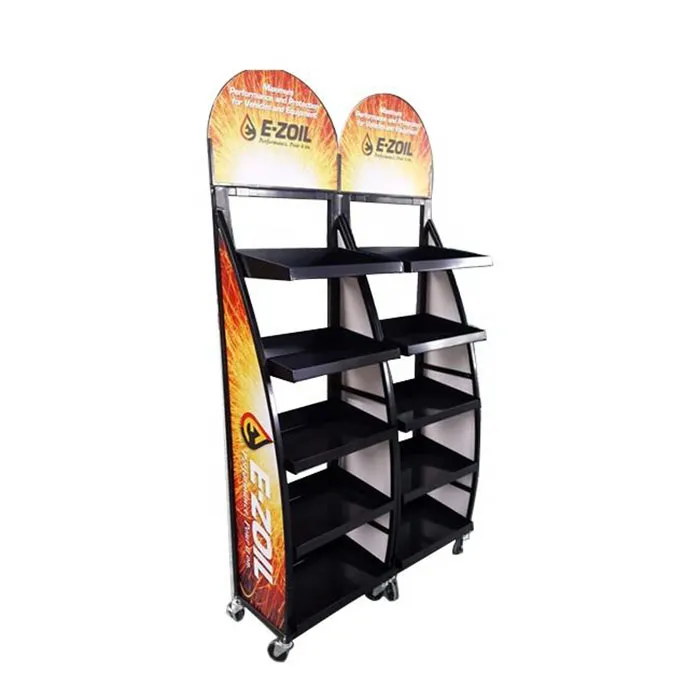 Are oil display racks with wheels easy to move? Are oil display racks with wheels easy to move?