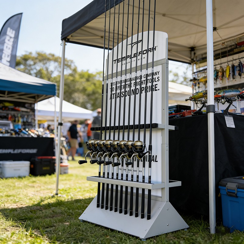 Fishing Rod Display Rack