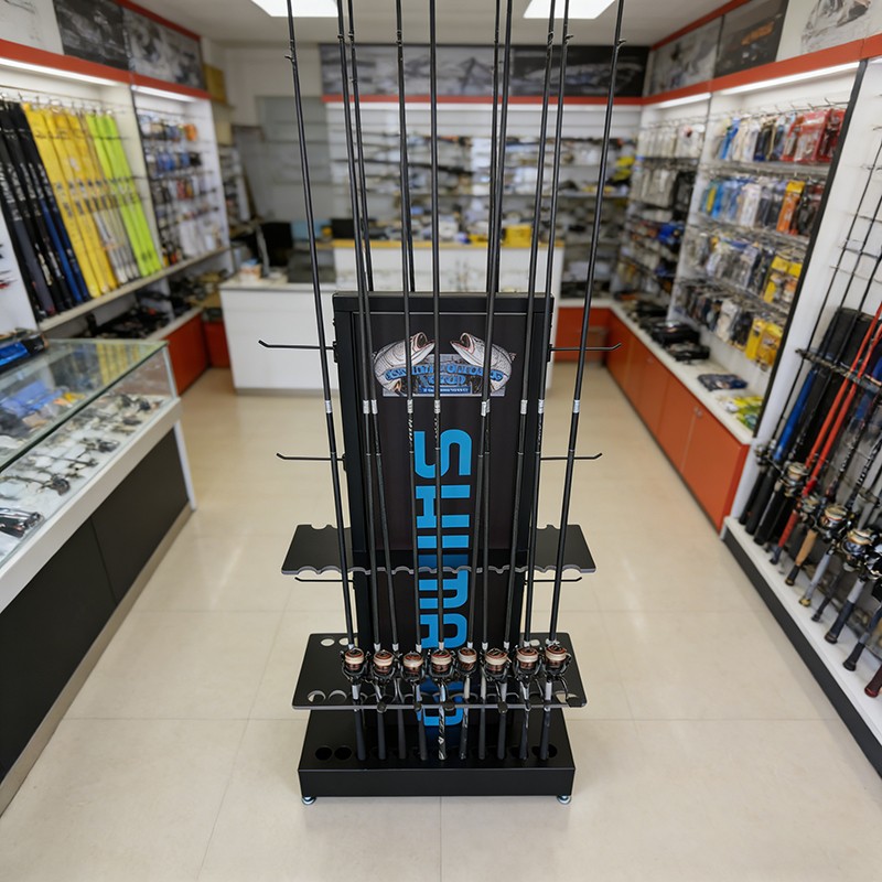 Fishing Rod Display Rack
