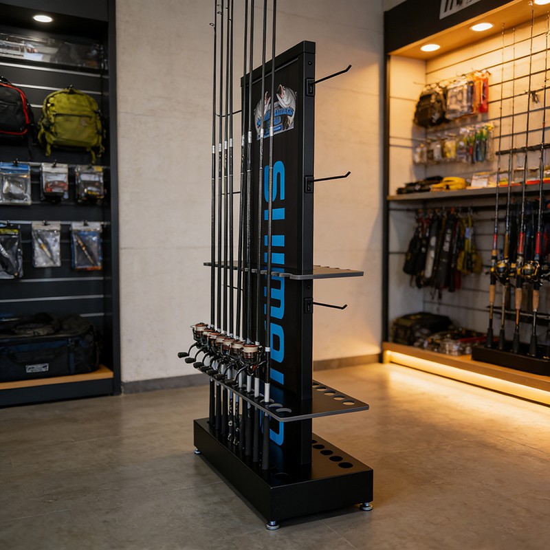 Custom Fishing Rod Display
