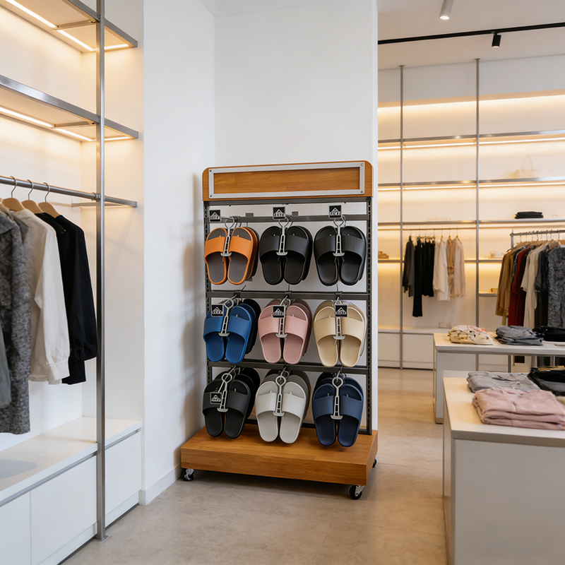 Slippers Display Rack