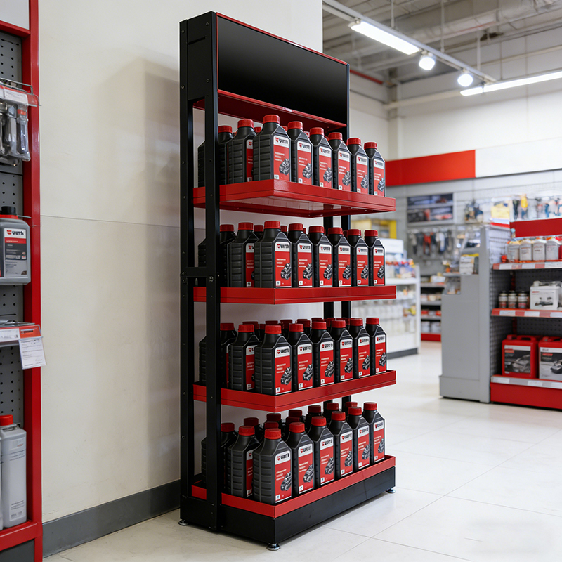 engine oil display stand