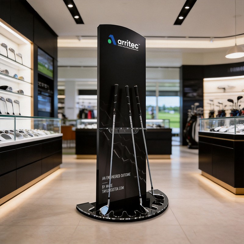 Golf Clubs Display Stand