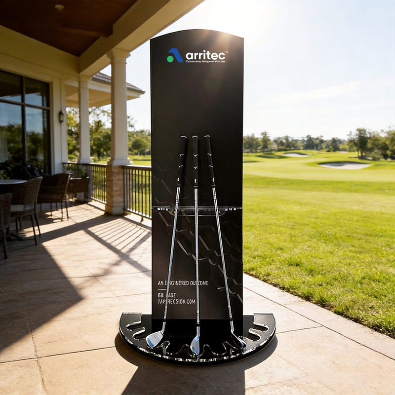 Retail Store Acrylic Golf Club Display Stand