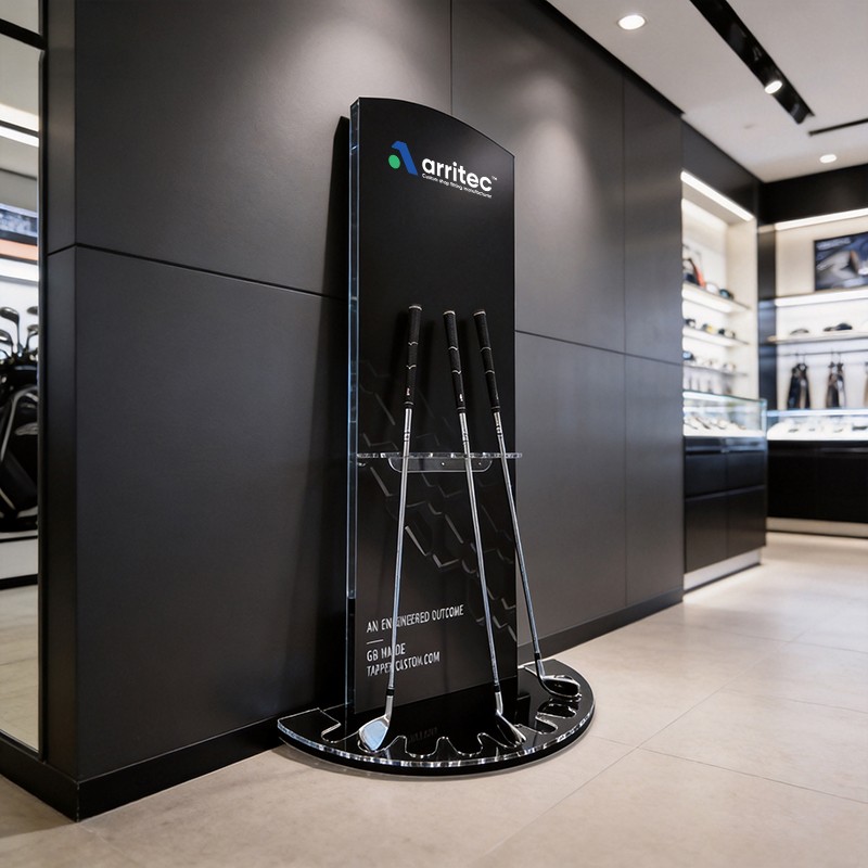 Golf Club Display Rack