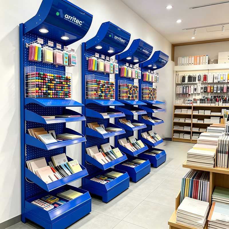 Cluttered shop? Do 3-in-1 Metal Stationery Display Rack win?