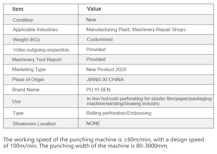 nonwoven punching machine