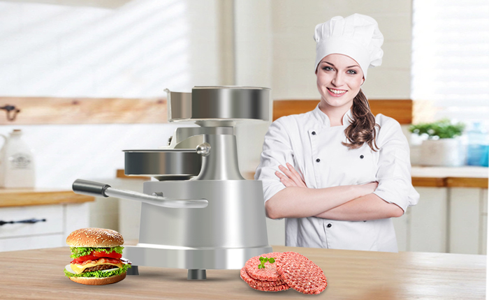 Product application cases-Hamburger patty Press machine