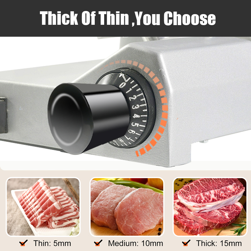 12 Inch Commercial Bacon Meat Slicer Machine
