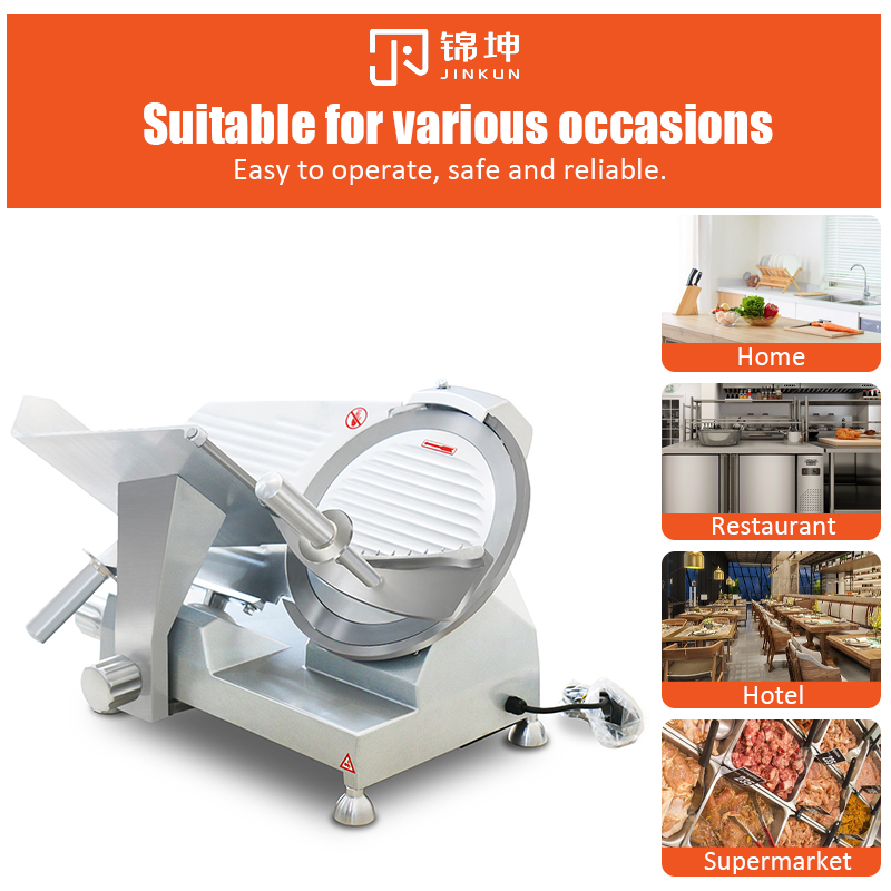 Semi-automatic meat slicers