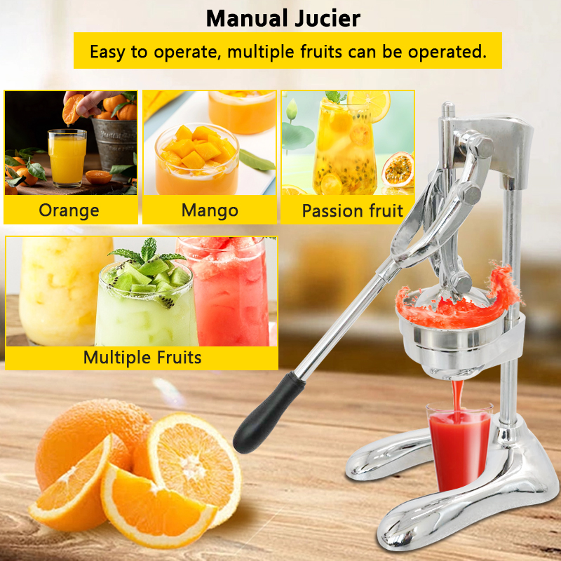 hand press juicer stainless steel