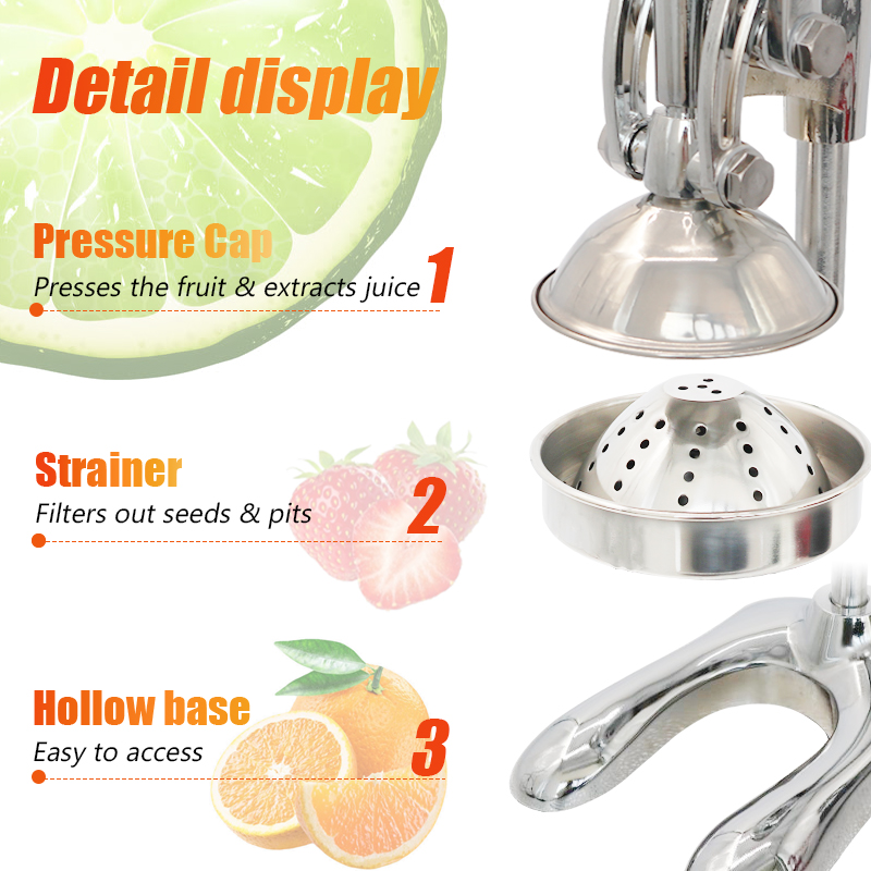 Manual orange juicer