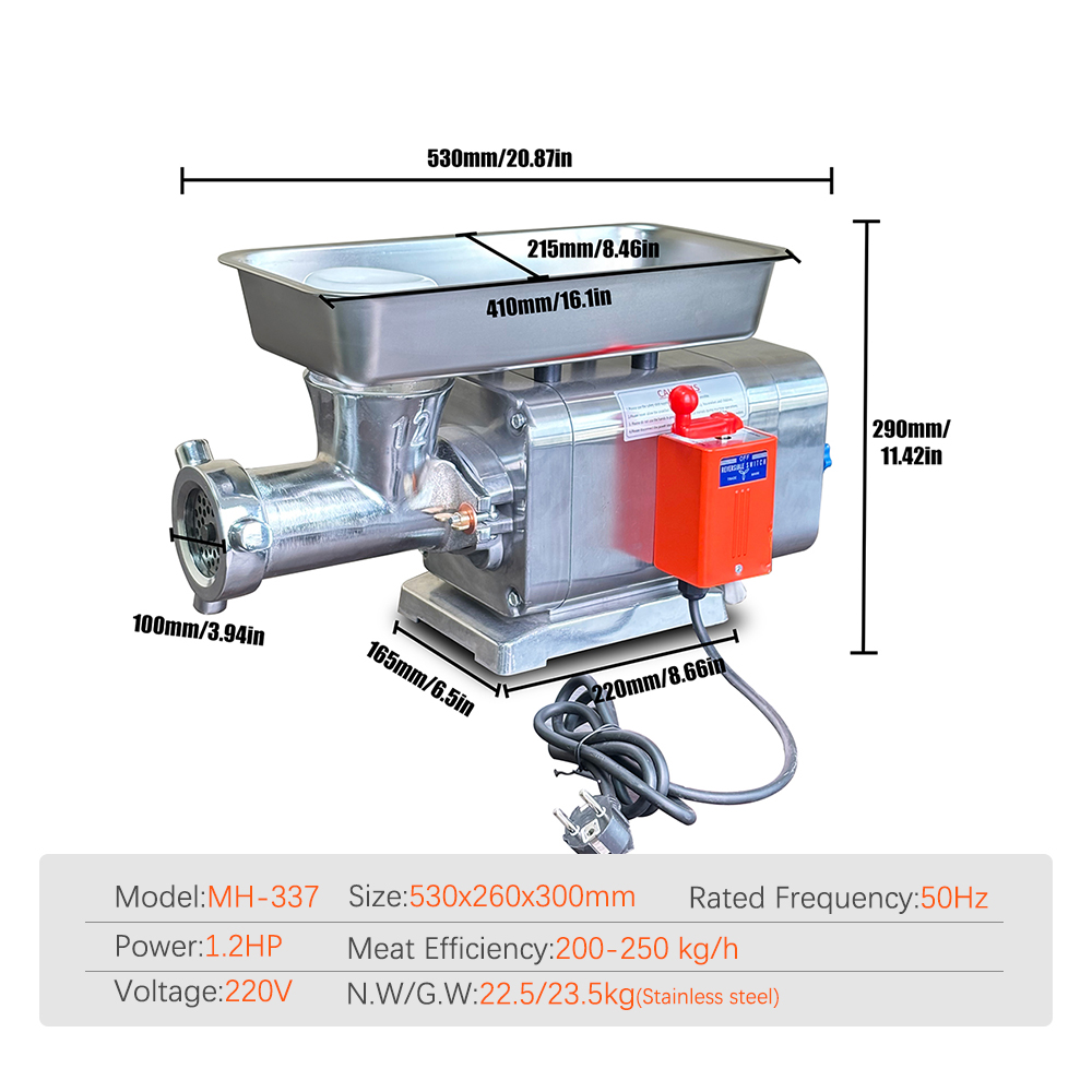 High-Capacity Meat Grinder