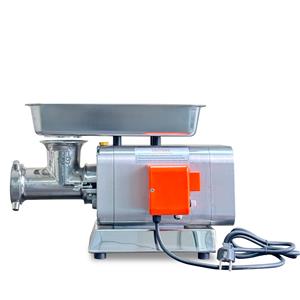 Economical commercial large capacity meat grinder with high quality steel blades.