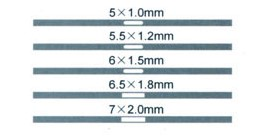 Flat steel heald wire