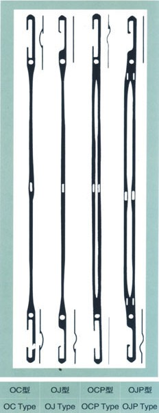 Flat steel heald wire