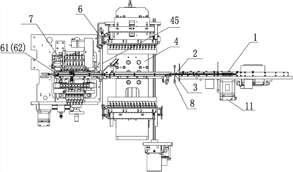 Automatic drawing-in machine