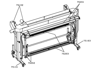 YARN MODULE for automatic drawing-in machine