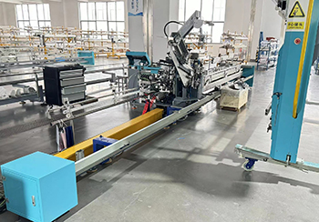 How to operate the automatic warp drawing machine