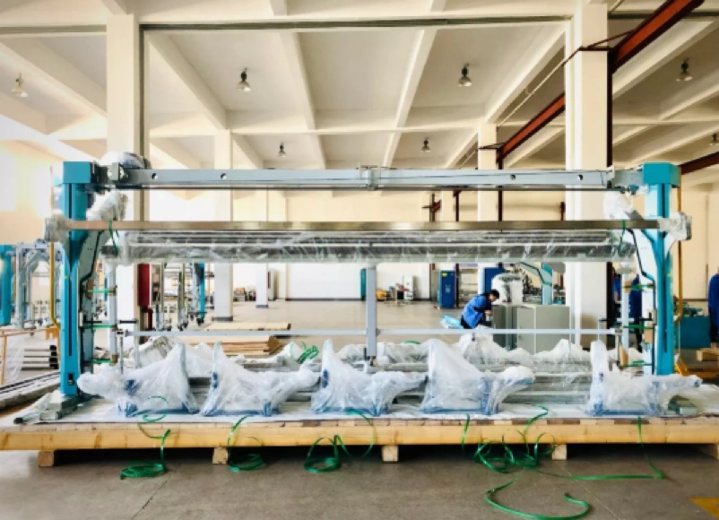 Another YXS-L automatic warp drawing machine of Yongxusheng Technology has started smoothly!