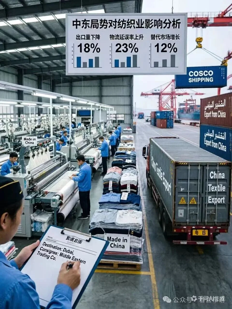 Dengan konflik baharu di Timur Tengah, bagaimanakah industri tekstil dan pakaian China dapat menangani cabaran ini?