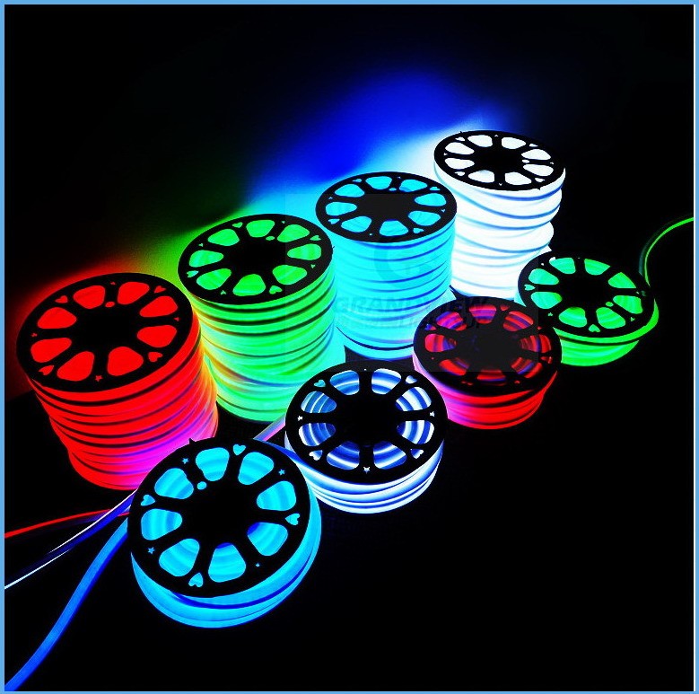 IP65 Vattentät PVC Silicon RGB LED Neonljus