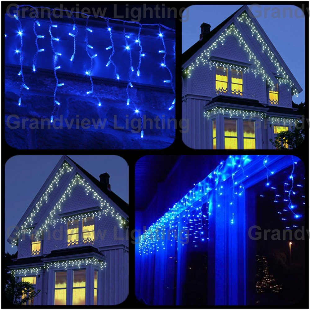 christmas icicle lights outdoor