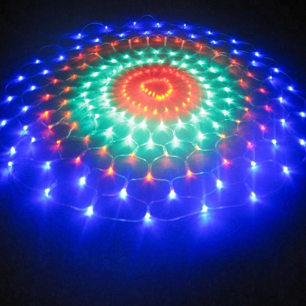 LED Net Fariy Julfest Holiday Decor Lights