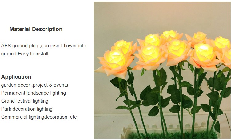 artificial flower light