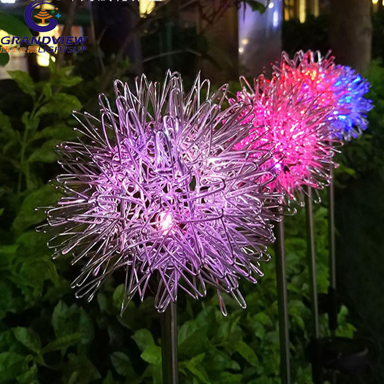 Lumière de fleur de rue de paysage de décoration menée par 3D