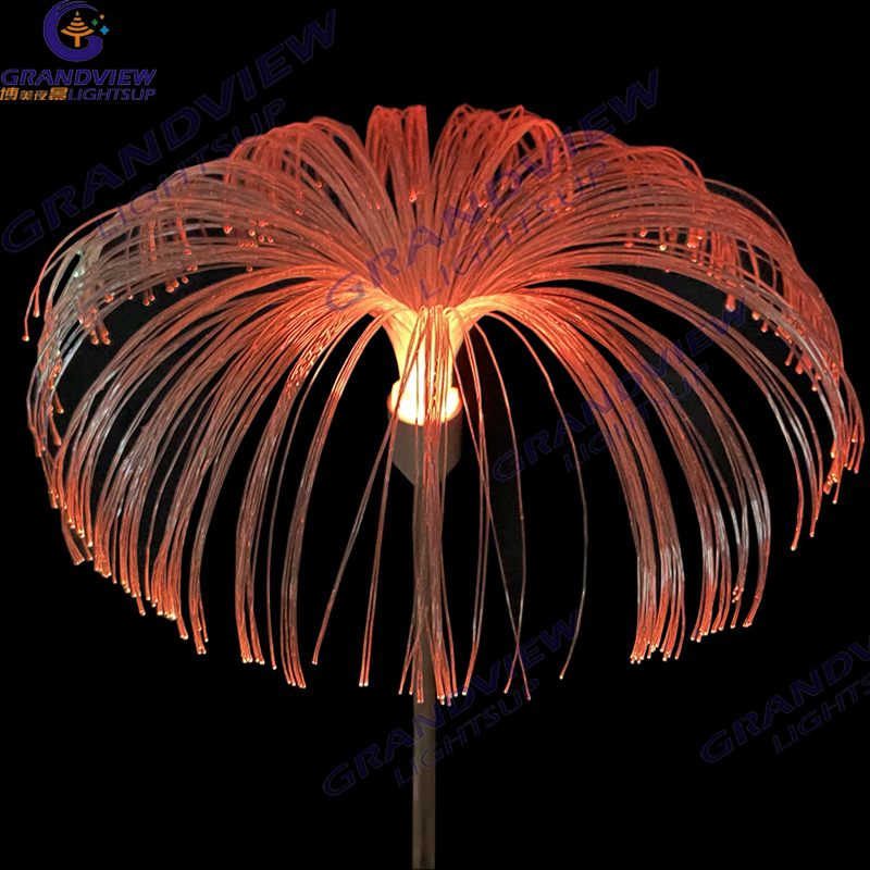 Makukulay na Outdoor Garden Solar Jellyfish Light