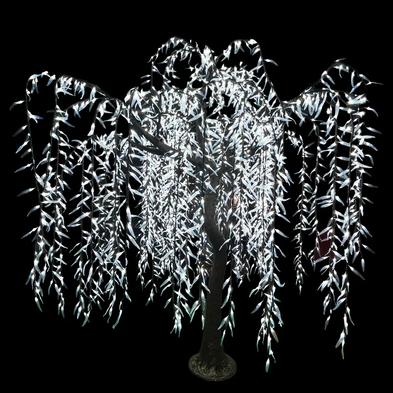 Utomhus Artificiell Jul Led Willow Tree Light