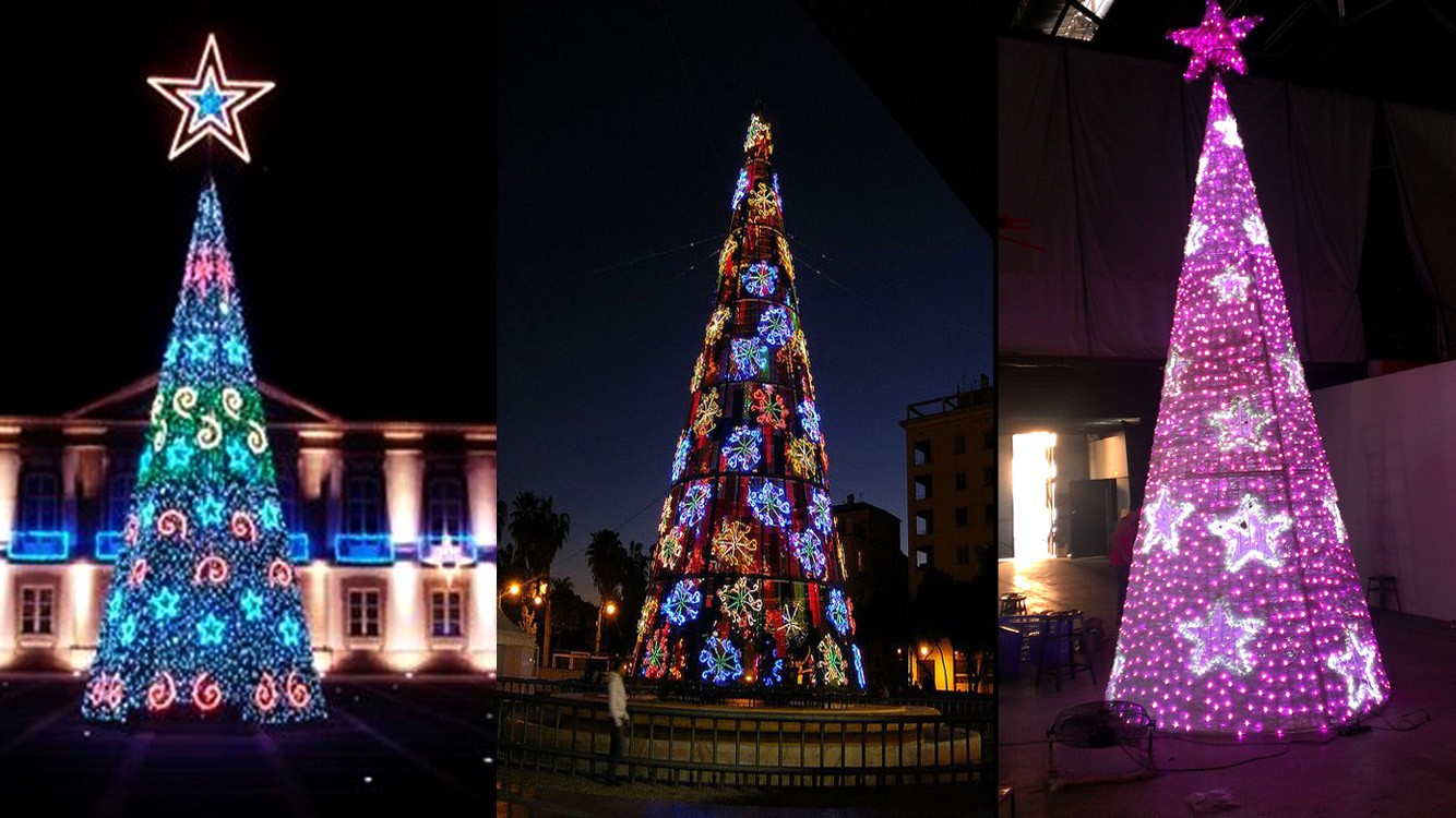 outdoor christmas tree