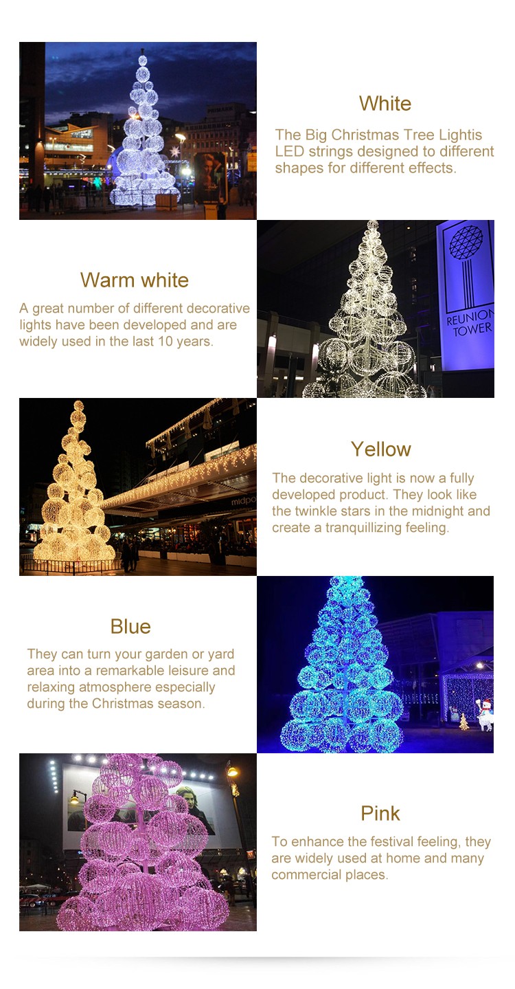 lighting christmas tree