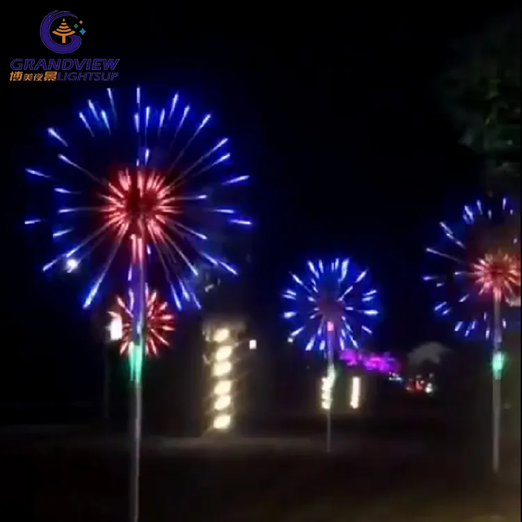 Luci a LED per fuochi d'artificio per matrimoni per esterni