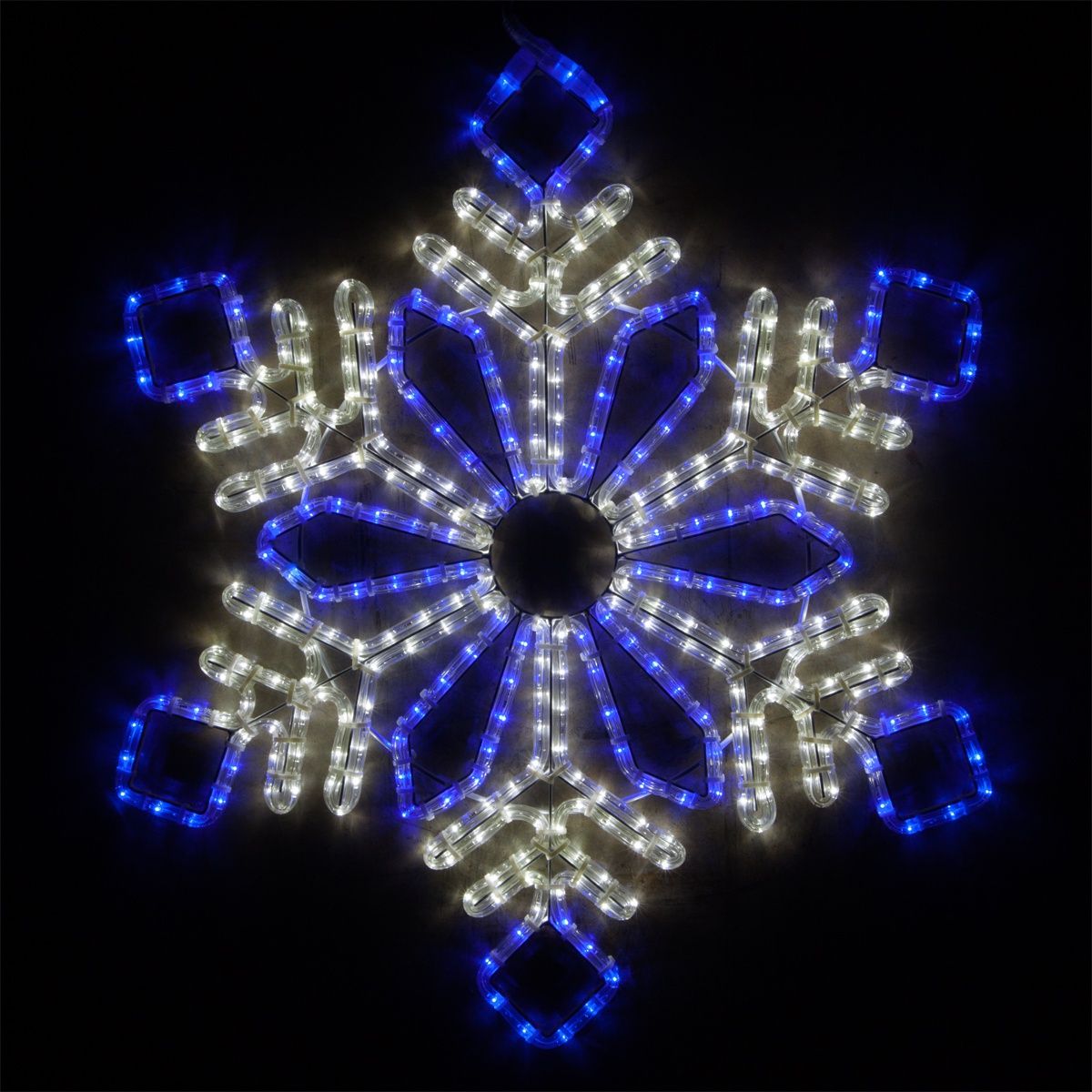 LED Snowflakes Motif Lights For Christmas Decoration