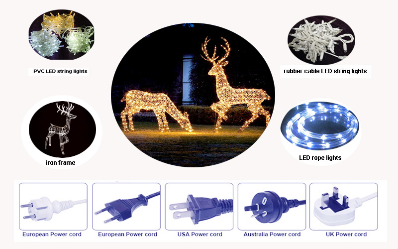 3d deer light