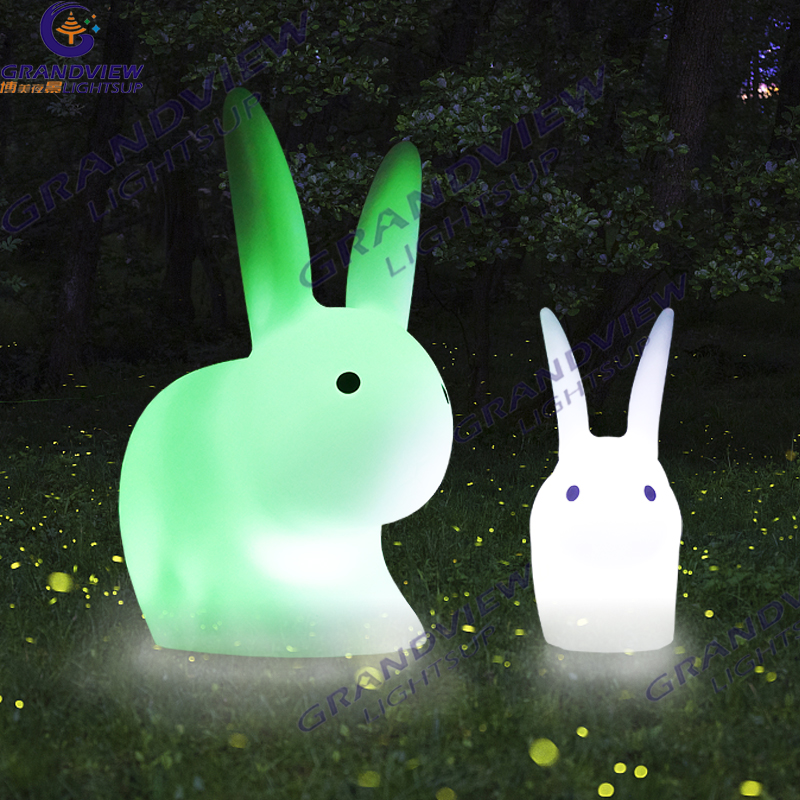 Simulation Animal Sculptures Led Outdoor Park Garden Decoration