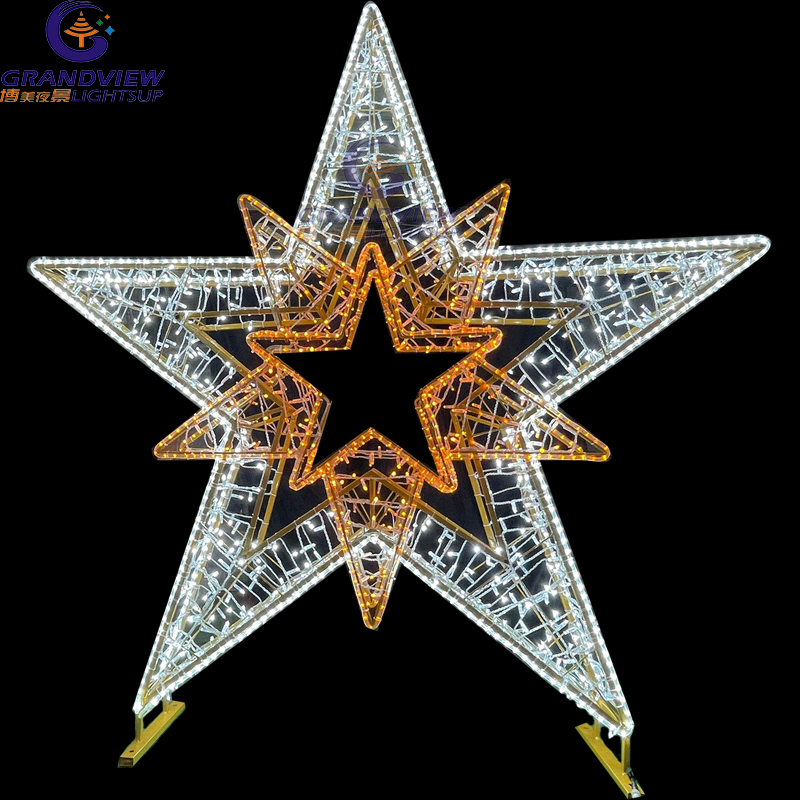 Large Ramadan Star Decorations Light For Shopping Mall Decorations