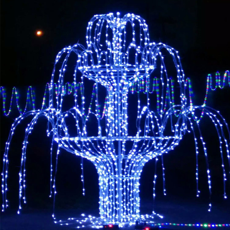 Holiday Dekoration Giant Fountain 3D Motiv Light