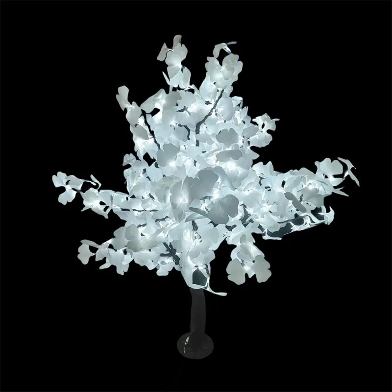 artificial trees with lights