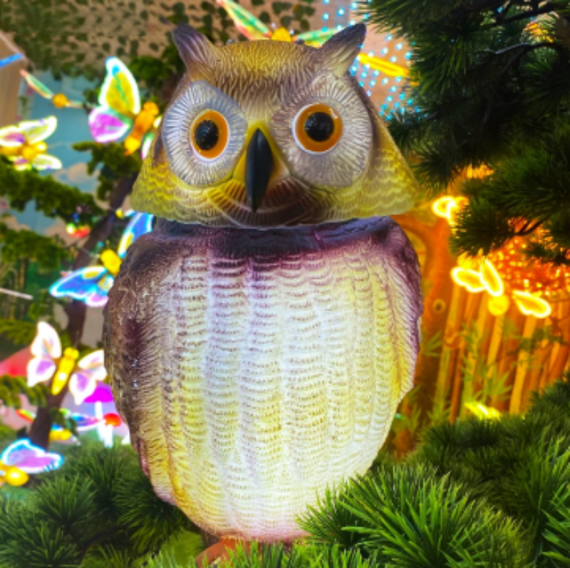 Holiday Decor Owl LED Garden Lighting